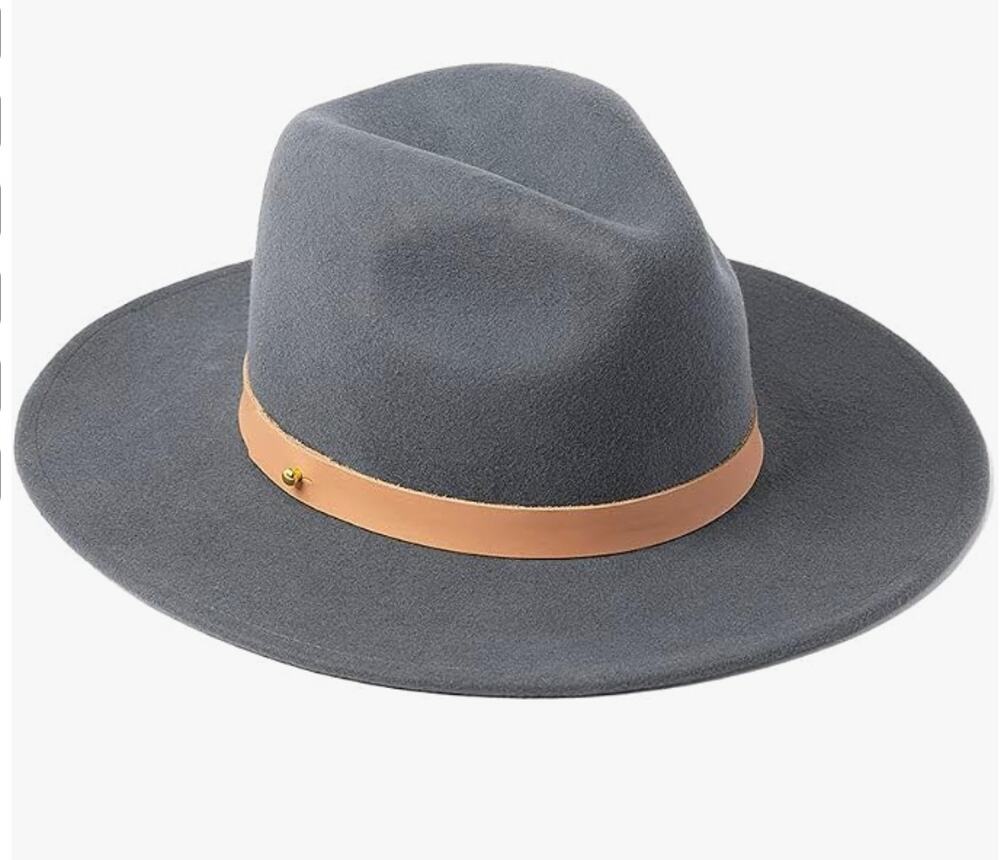 Lack of Color The Rocco - Charcoal GreyLuxe Wool Felt Fedora Hat MEDIUM 57 CM